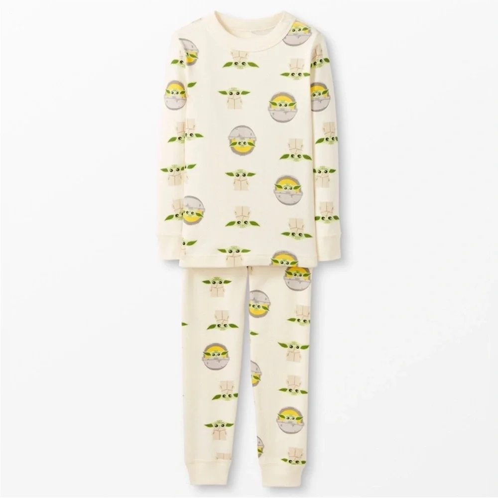 Hanna Andersson Grogu Pajama Set Boys 10 140 cm Girls Long Johns The Mandalorian